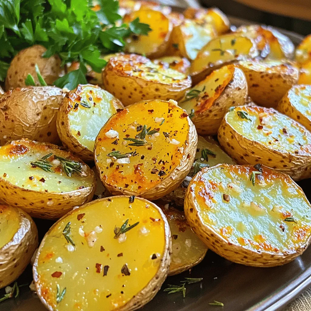 Crispy Garlic Roasted Potatoes Flavorful and Easy Dish