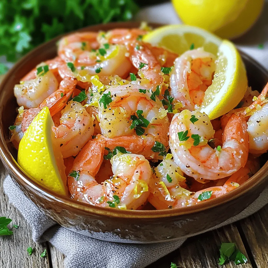 Lemon Garlic Roasted Shrimp Flavorful and Simple Dish