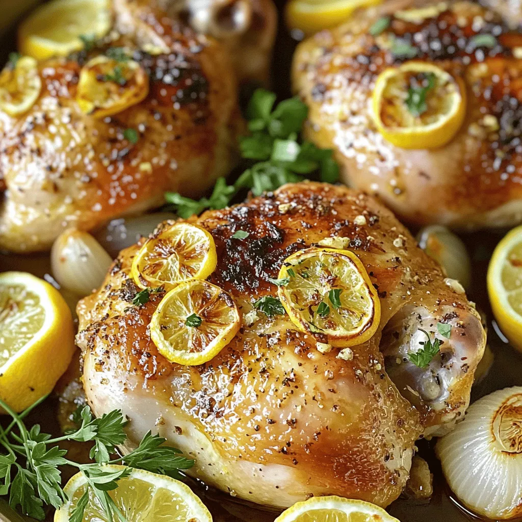 Lemon Garlic Roasted Chicken Flavorful and Easy Dish