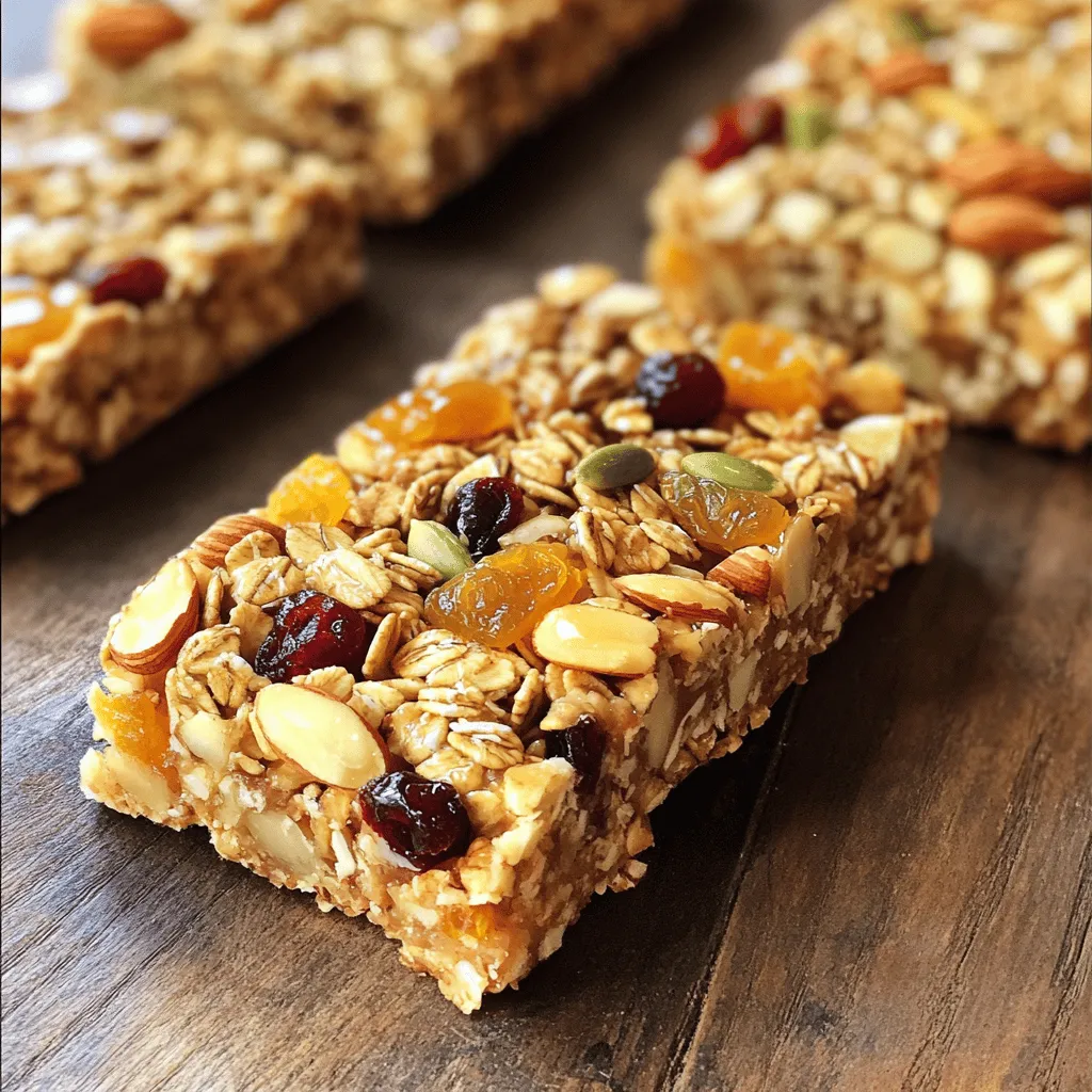 Nutty Granola Bars Packed with Energy and Flavor