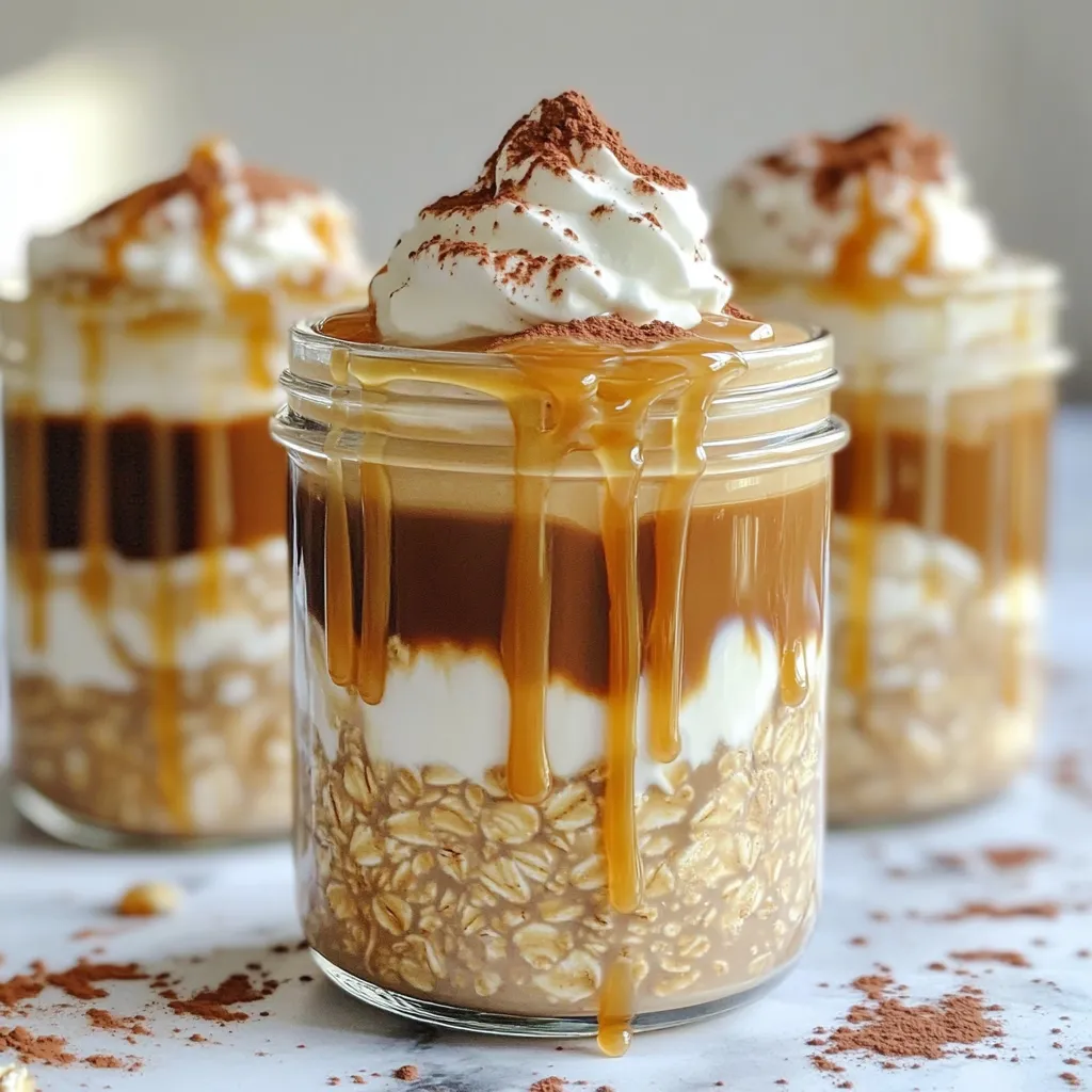 Caramel Macchiato Overnight Oats Simple and Delicious