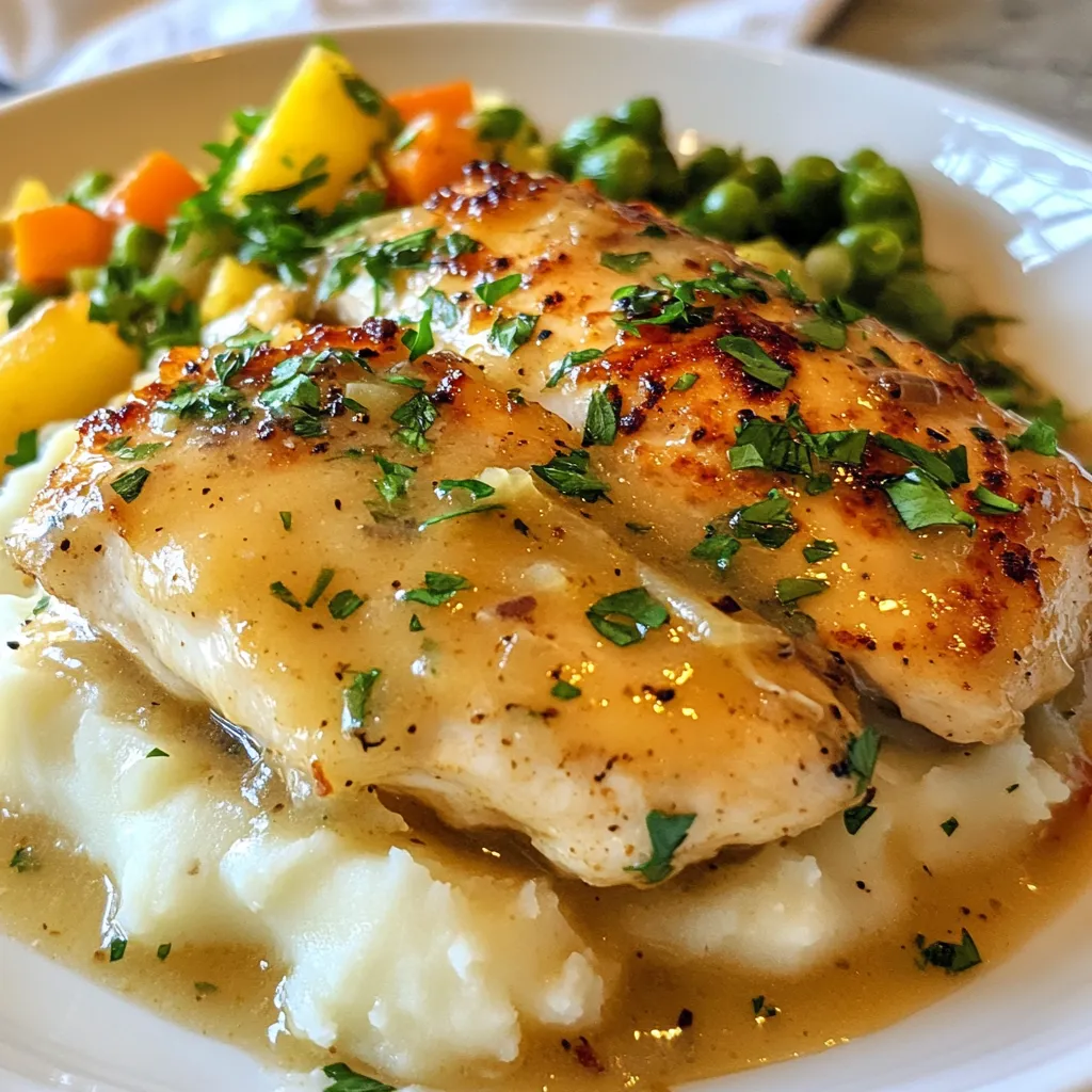 Smothered Chicken with Onions Rich and Flavorful Dish