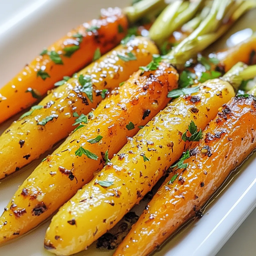 Garlic Herb Roasted Carrots Tasty and Simple Side