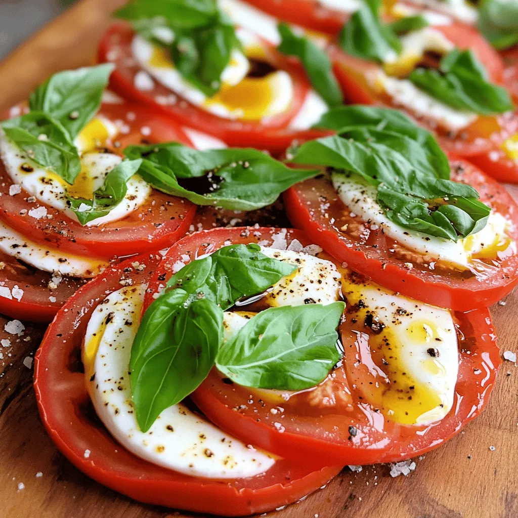 Savory Tomato Basil Mozzarella Salad Fresh and Easy