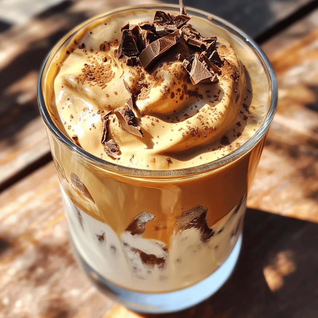 Mocha Dalgona Whipped Coffee Simple and Creamy Recipe