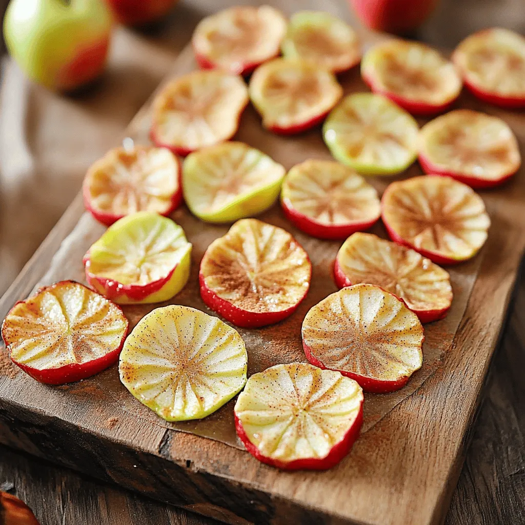 Baked Cinnamon Apple Chips Crunchy and Delicious Snack