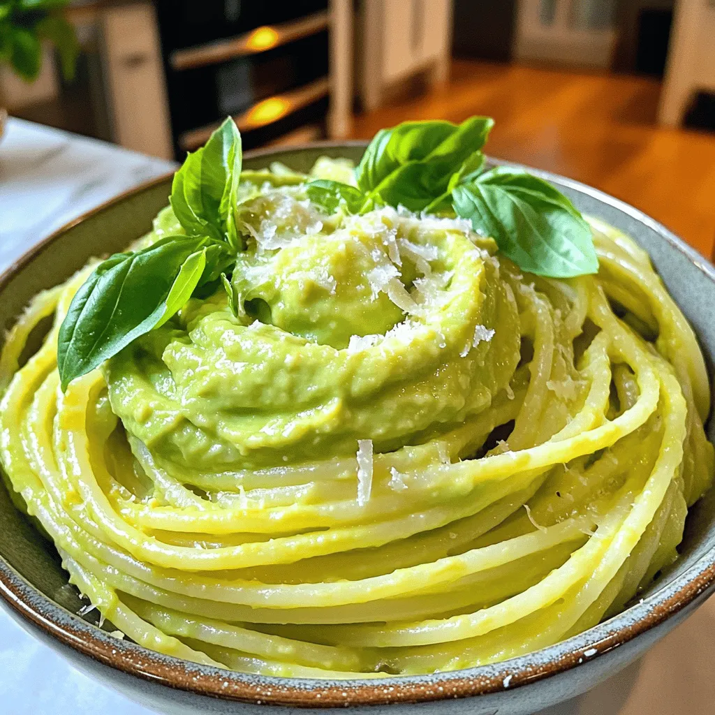 Creamy Avocado Pasta Delightful and Easy Recipe