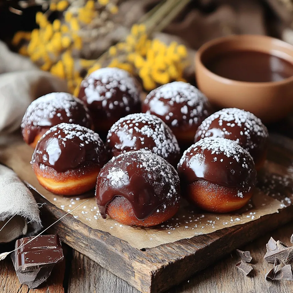 Baked Chocolate Donut Holes Delightful and Flavorful Treat