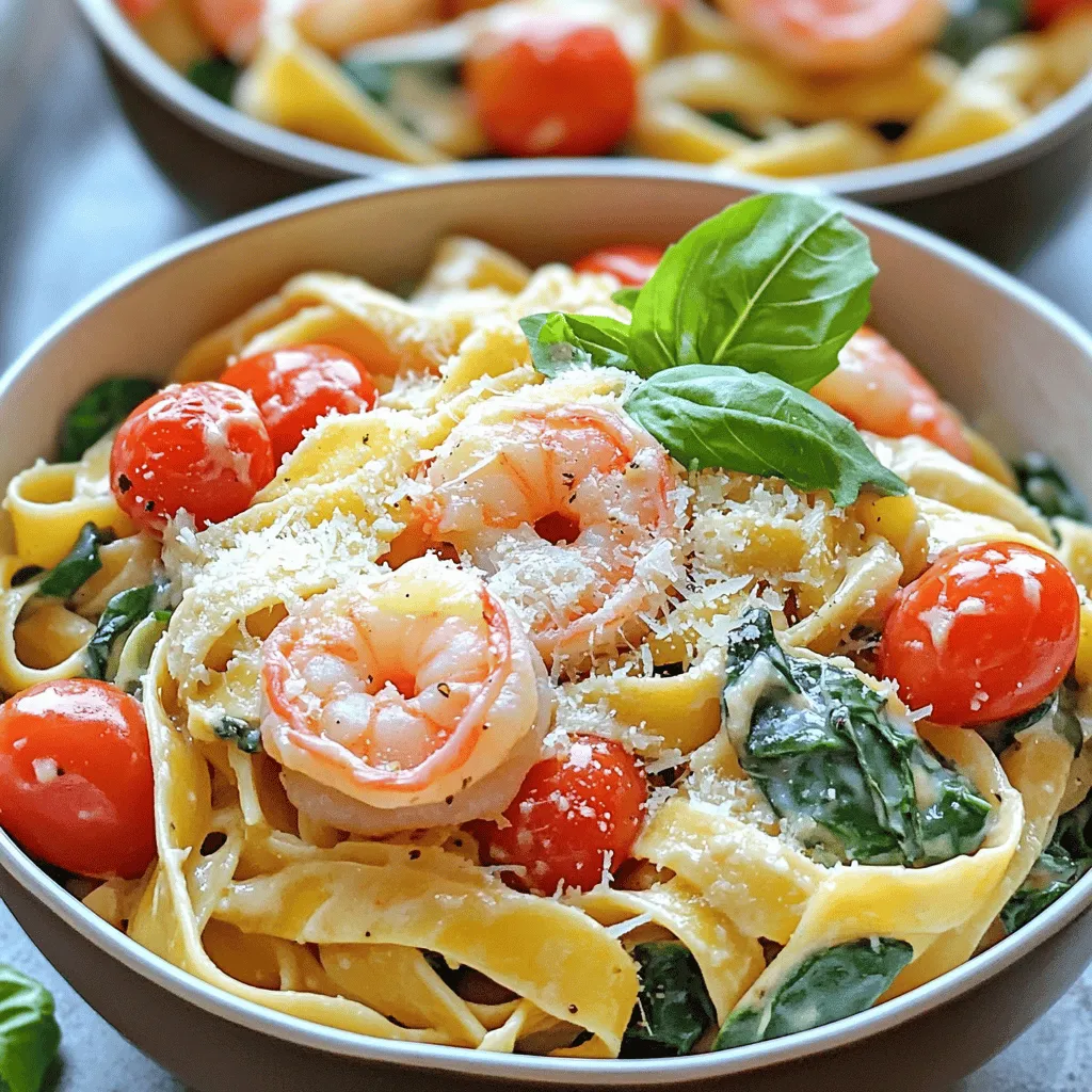 Creamy Tuscan Shrimp Pasta One Pot Delightful Meal
