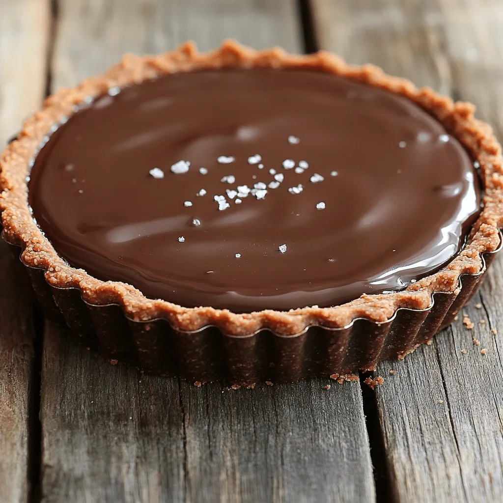 Salted Dark Chocolate Tart Delightful and Easy Recipe