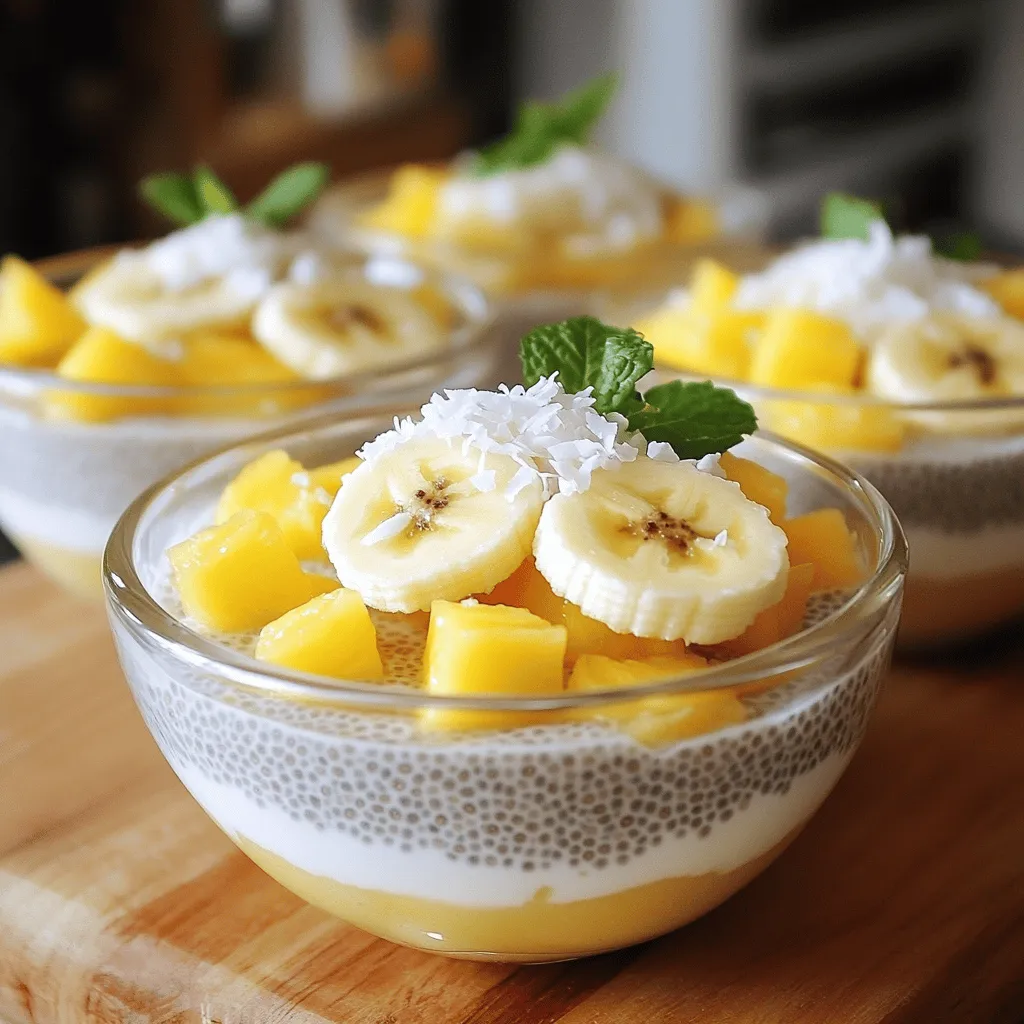 Tropical Coconut Chia Pudding Healthy and Simple Recipe
