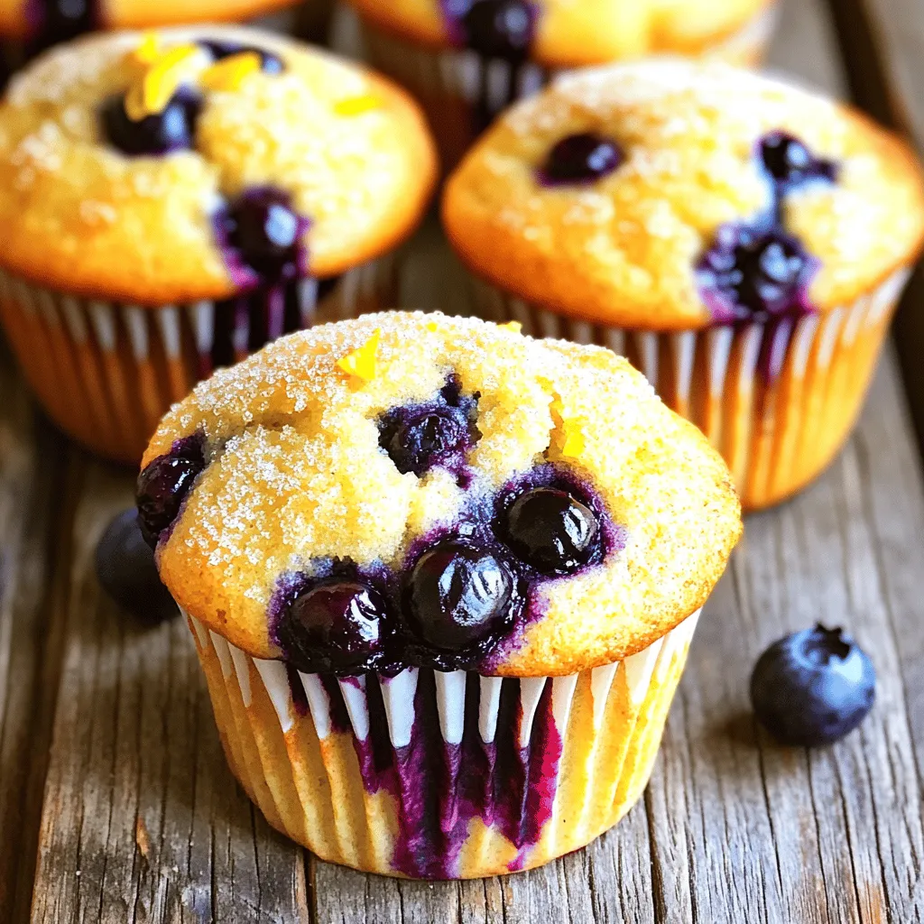 Lemon Blueberry Muffins Delightful and Easy Recipe
