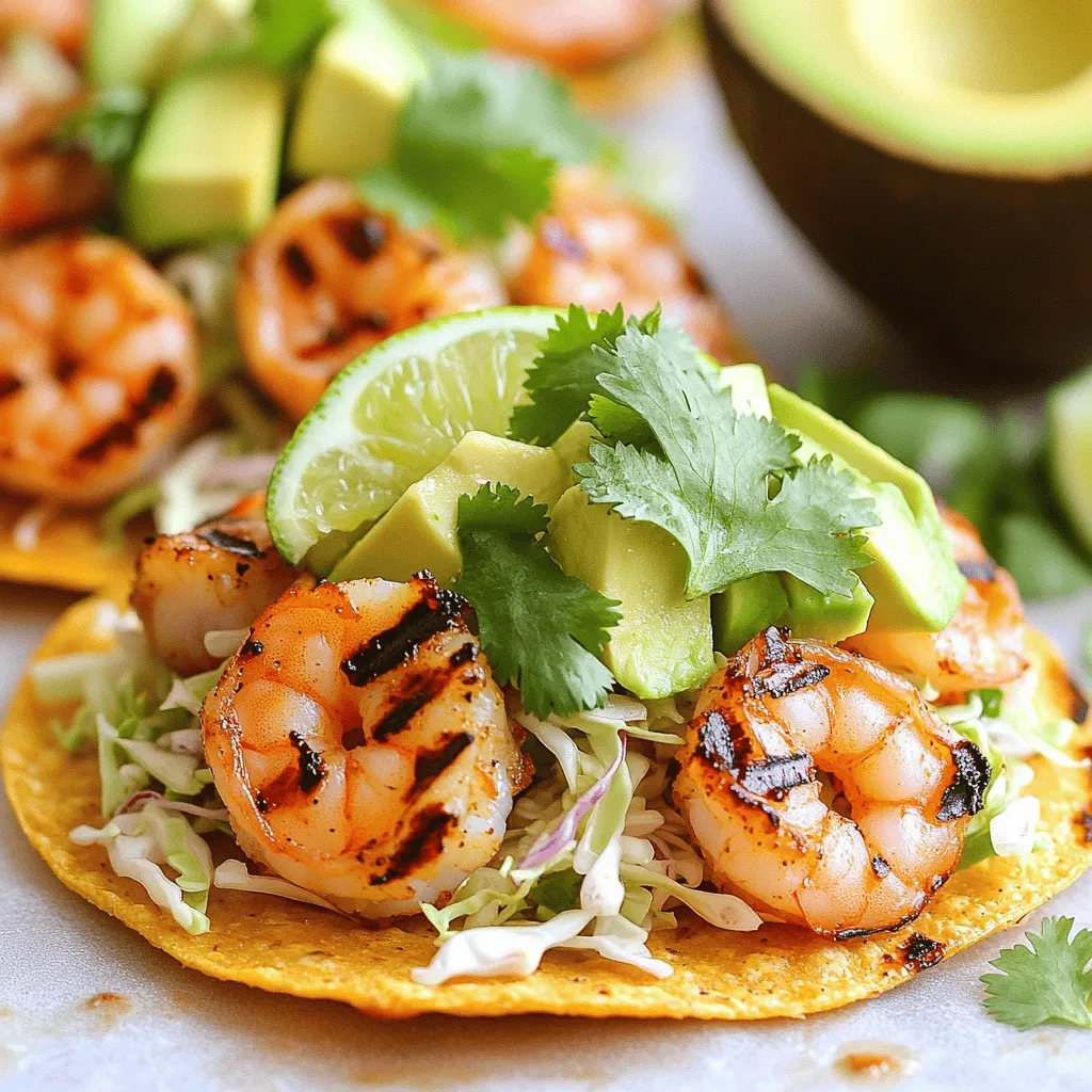 Jalapeño Lime Grilled Shrimp Tostadas Delightful Meal