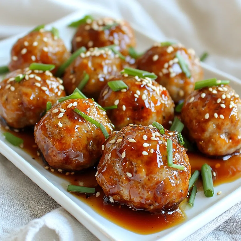 Teriyaki Turkey Meatballs Flavorful and Easy Recipe
