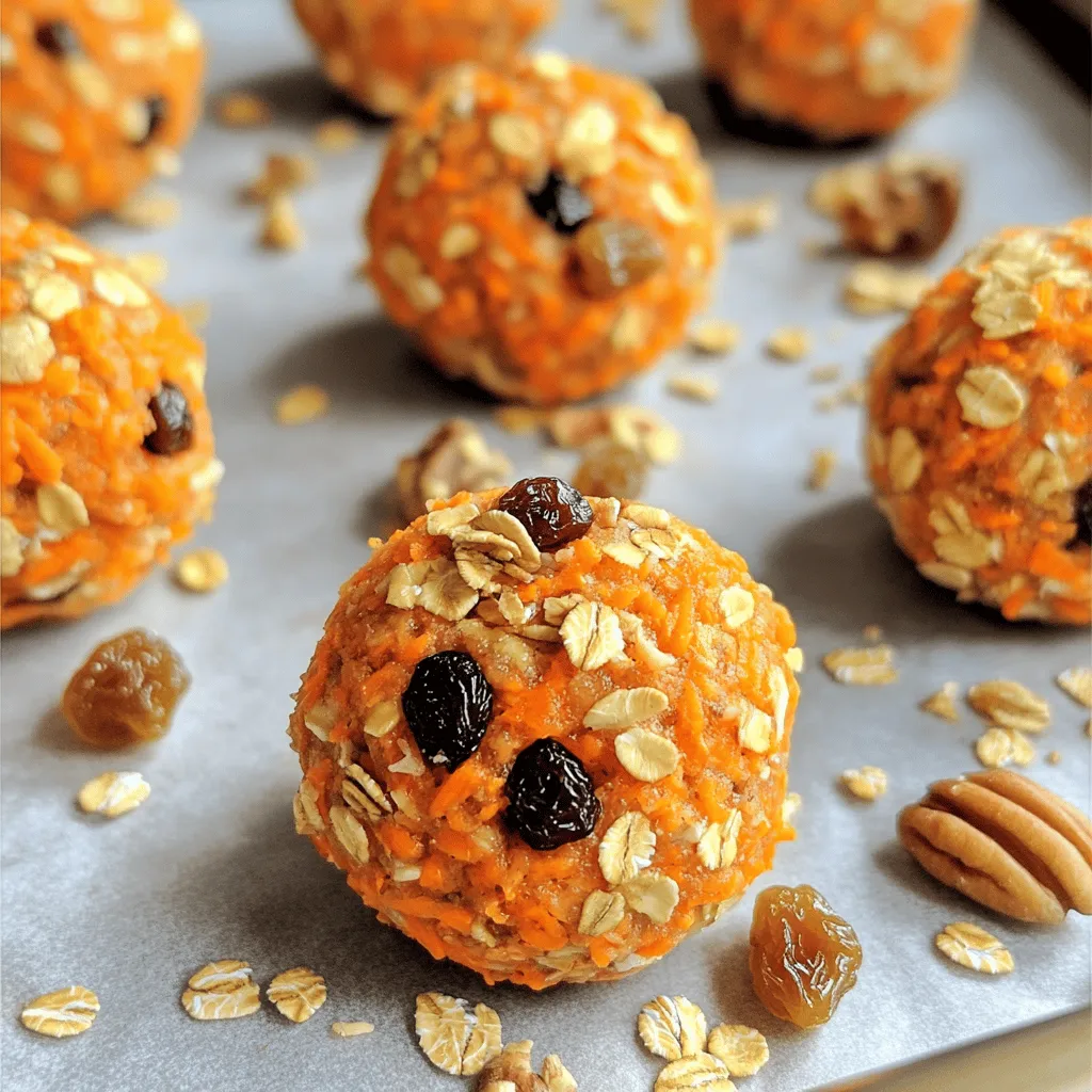 Carrot Cake Energy Balls Tasty and Nutritious Treat
