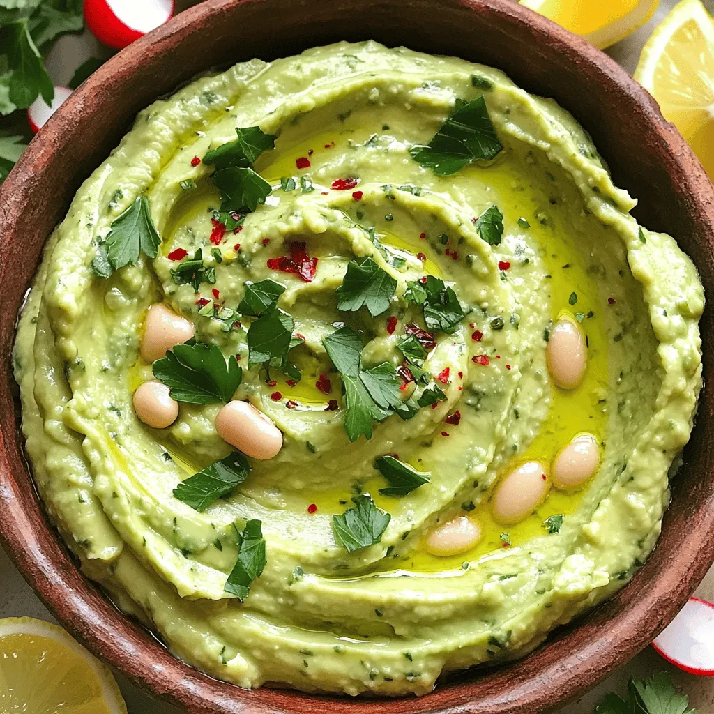 Creamy Avocado and White Bean Dip Tasty and Simple