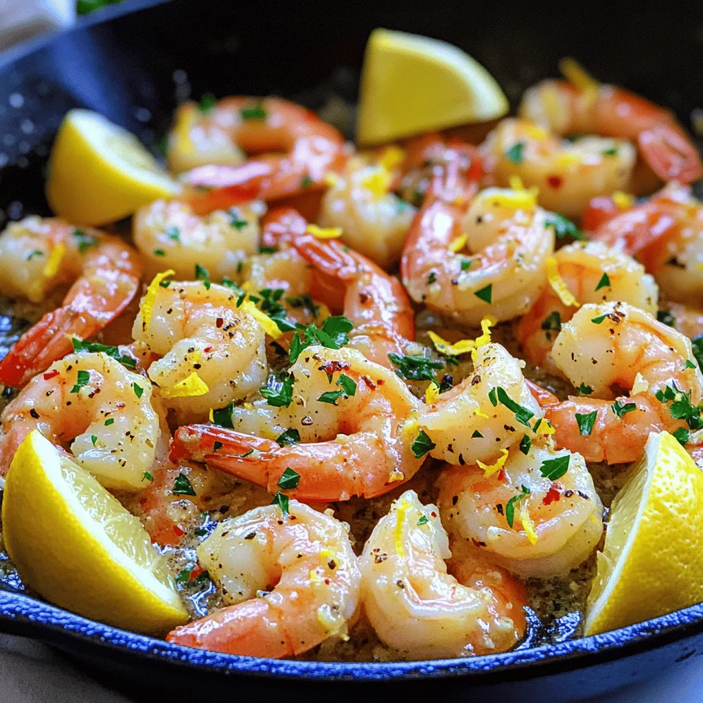 Garlic Butter Lemon Shrimp Tasty and Easy Recipe