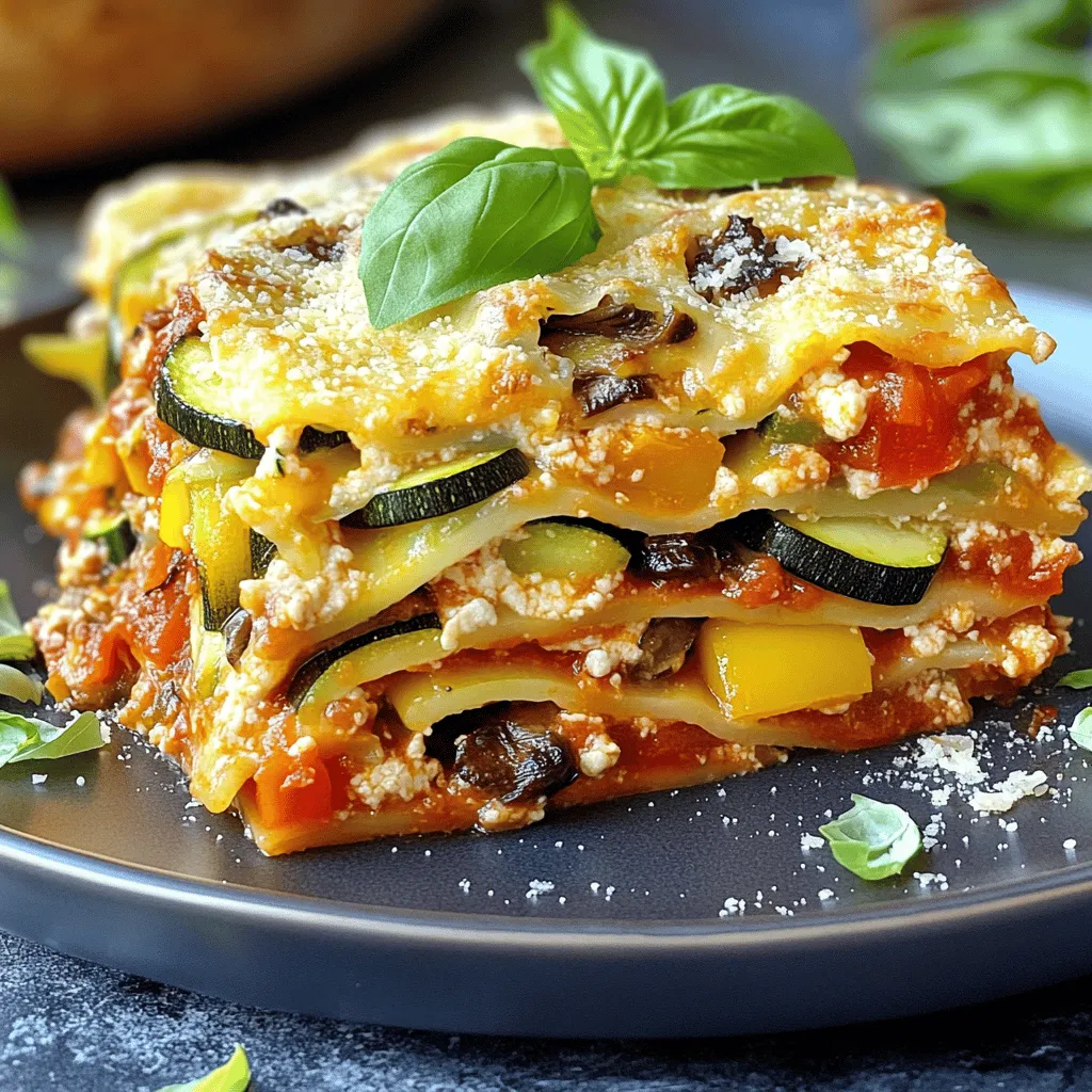 Roasted Vegetable Lasagna Flavorful and Simple Recipe