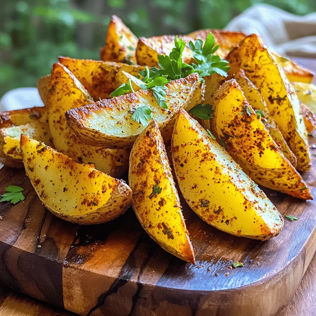 Crispy Air Fryer Potato Wedges Perfectly Cooked Delight