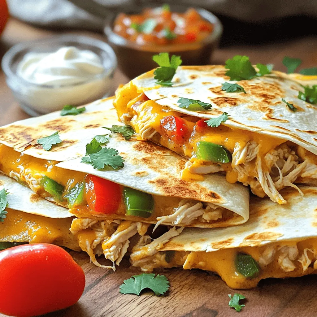 Chicken and Cheese Enchiladas Quesadilla Delight