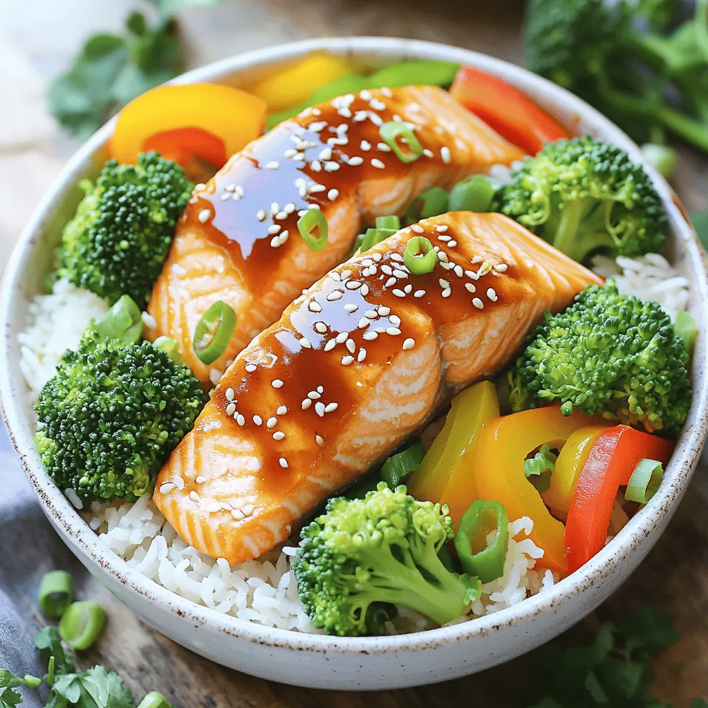 Instant Pot Teriyaki Salmon Rice Bowls Flavorful Delight