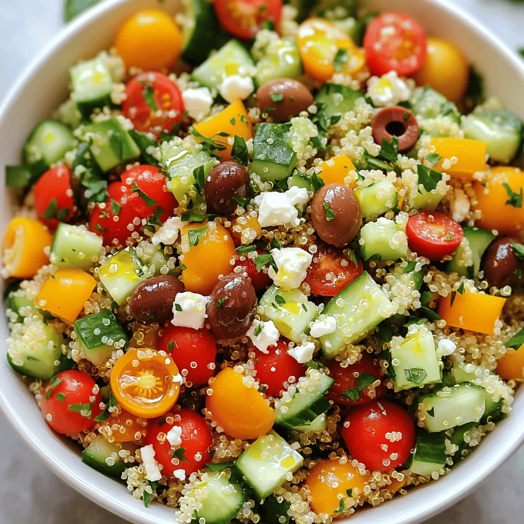 Mediterranean Quinoa Salad Fresh and Nutritious Meal