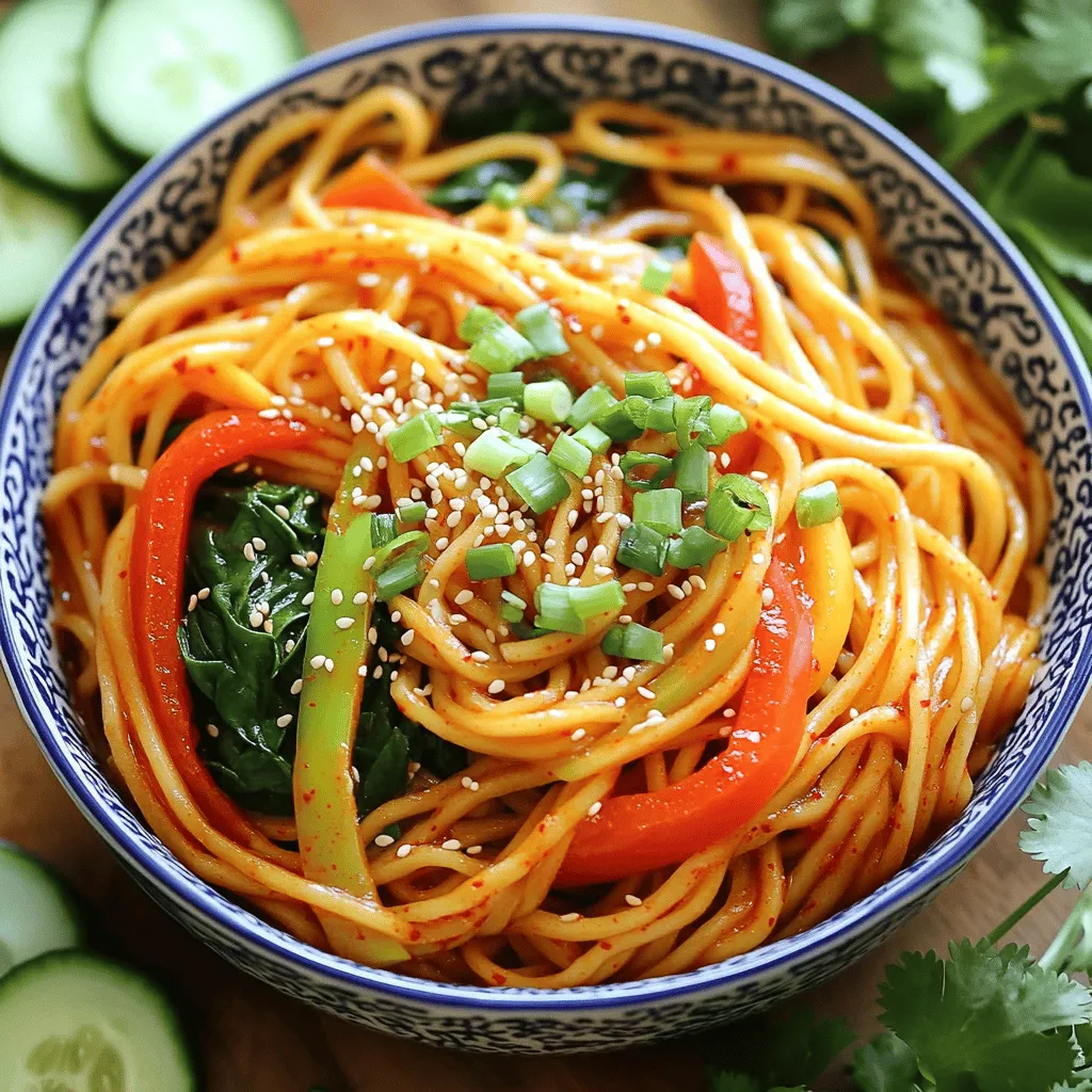Korean Gochujang Noodles Flavor-Packed and Easy Dish