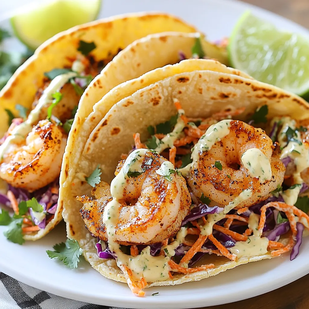 Cajun Shrimp Tacos with Slaw Flavorful and Easy Meal
