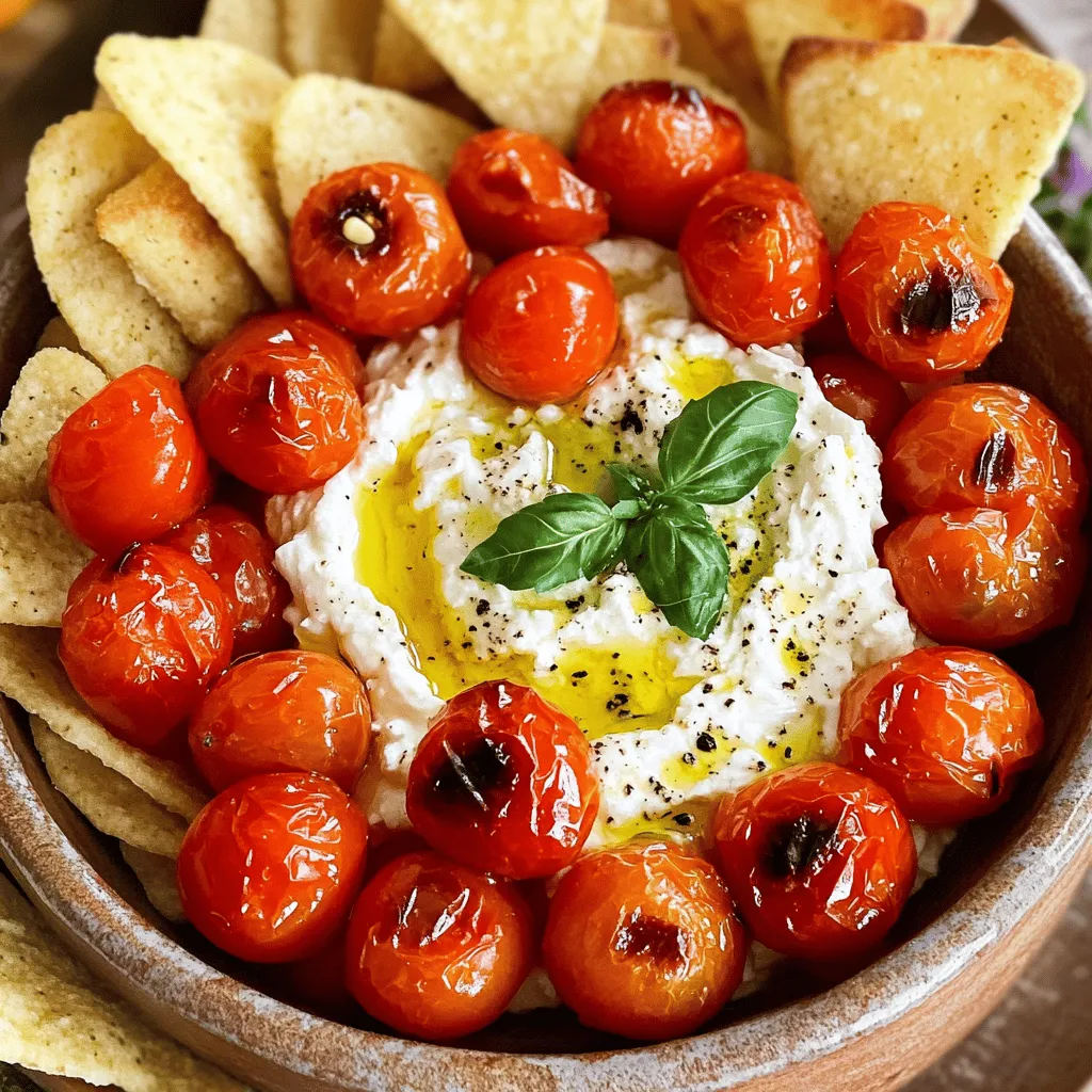 Roasted Tomato Basil Goat Cheese Dip Flavorful Treat