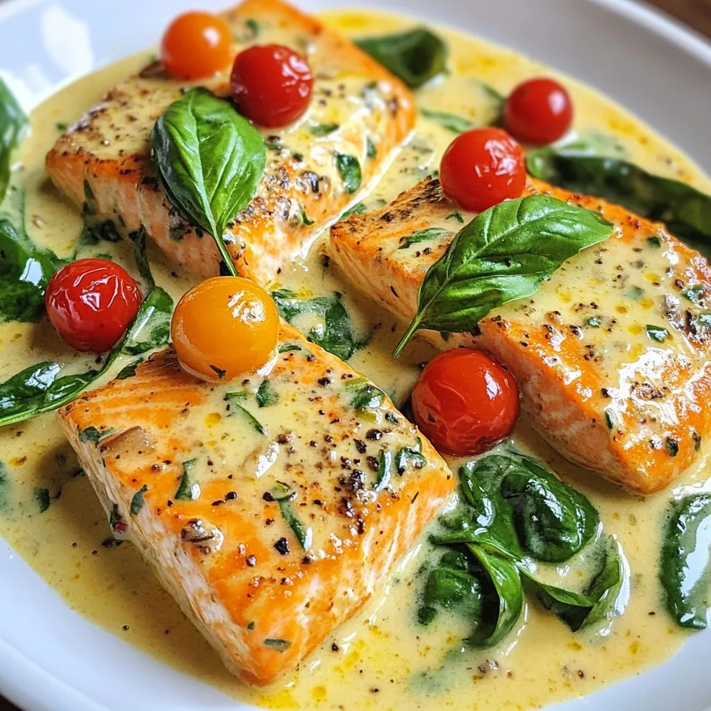 Creamy Garlic Tuscan Salmon Flavorful and Easy Recipe