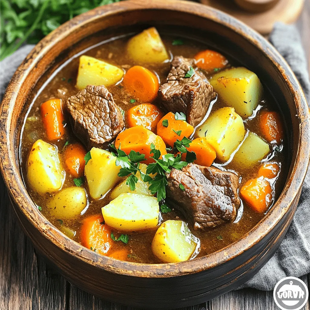 Classic Beef Stew Flavorful and Hearty Comfort Food
