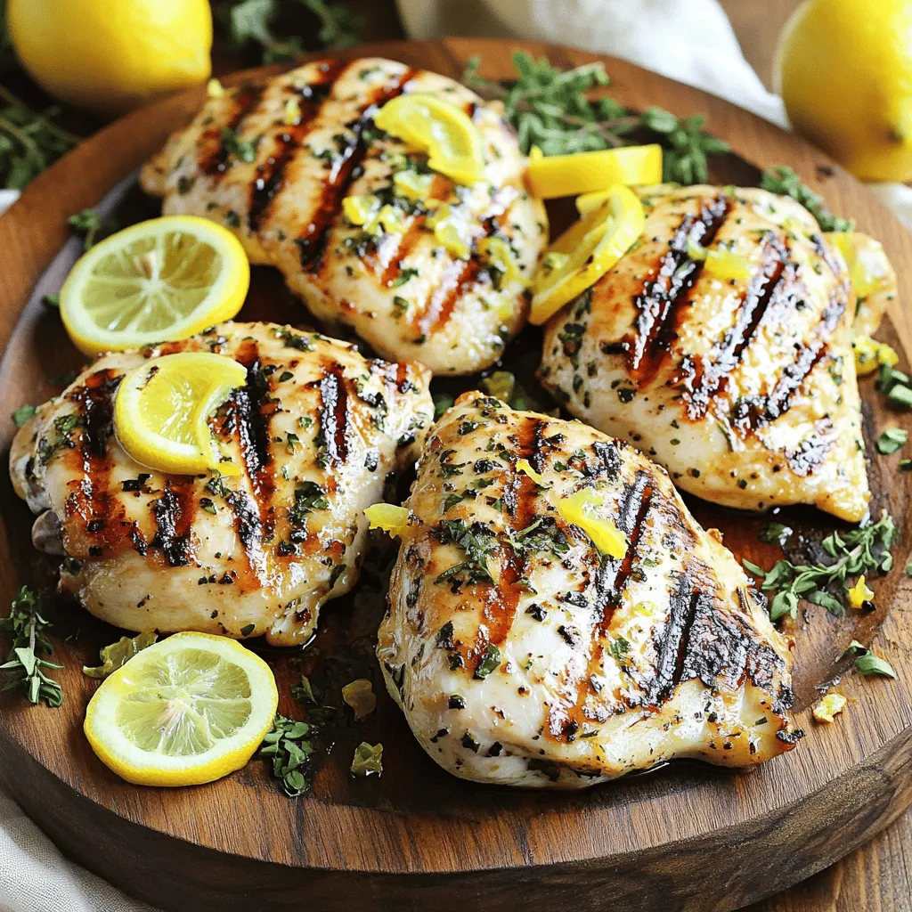 Lemon Garlic Herb Grilled Chicken Flavorful Recipe