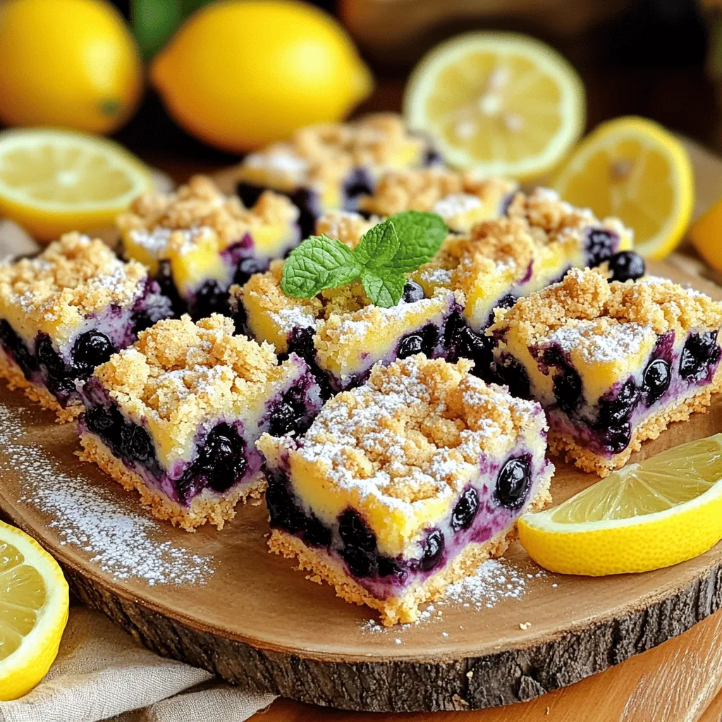 Lemon Blueberry Crumb Bars Fresh and Flavorful Treat
