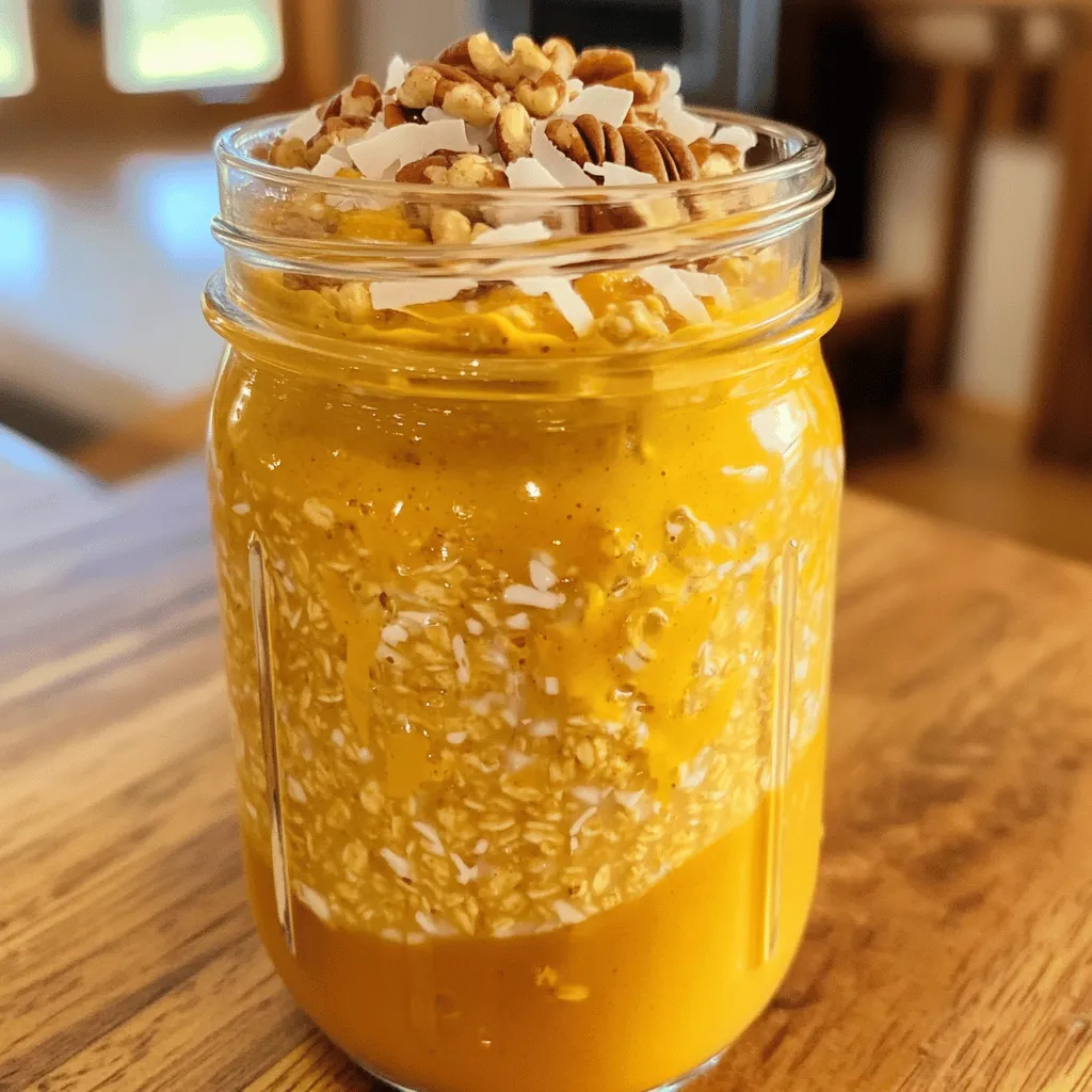 Pumpkin Spice Overnight Oats Healthy Fall Breakfast