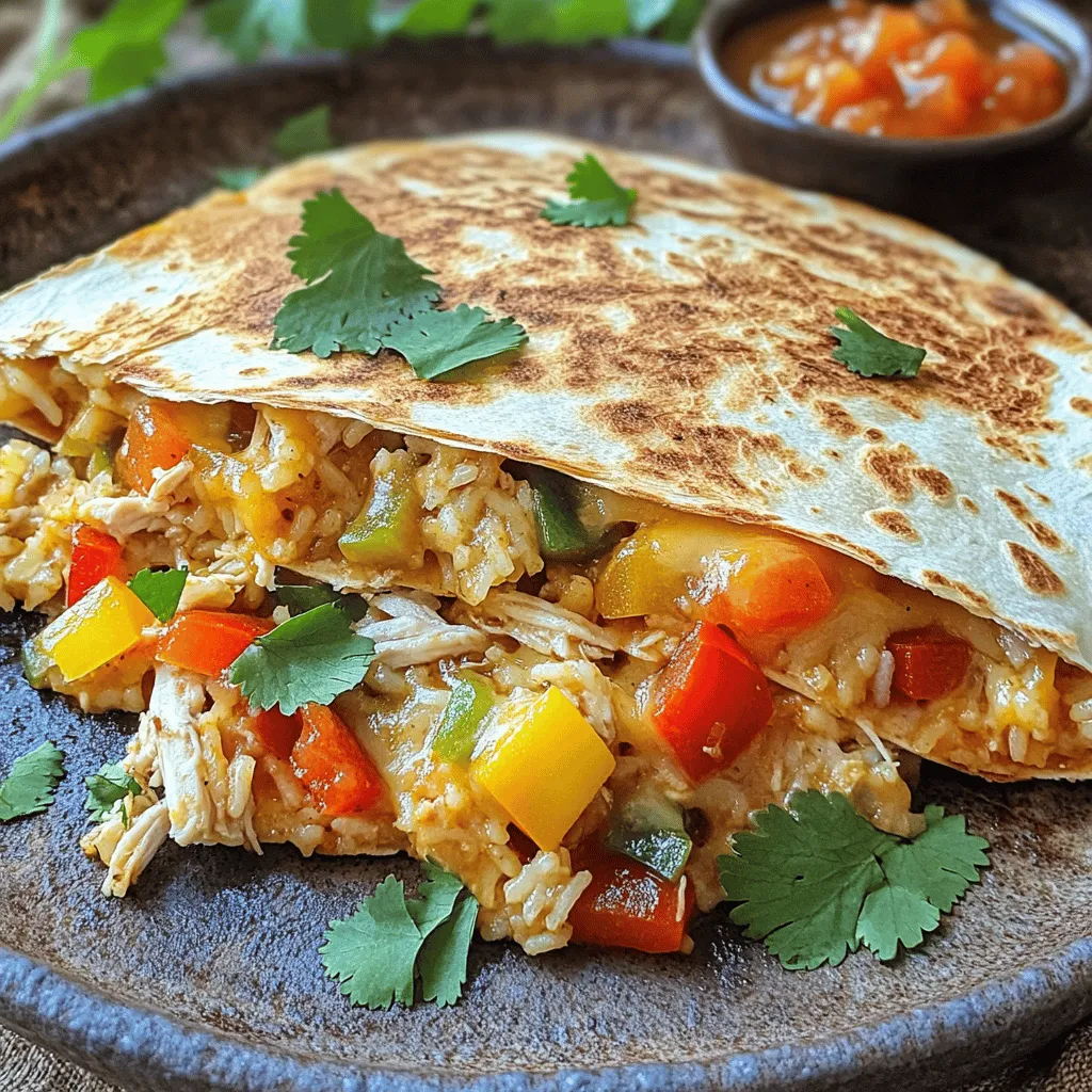 Chicken and Rice Skillet Quesadilla Delightful Recipe