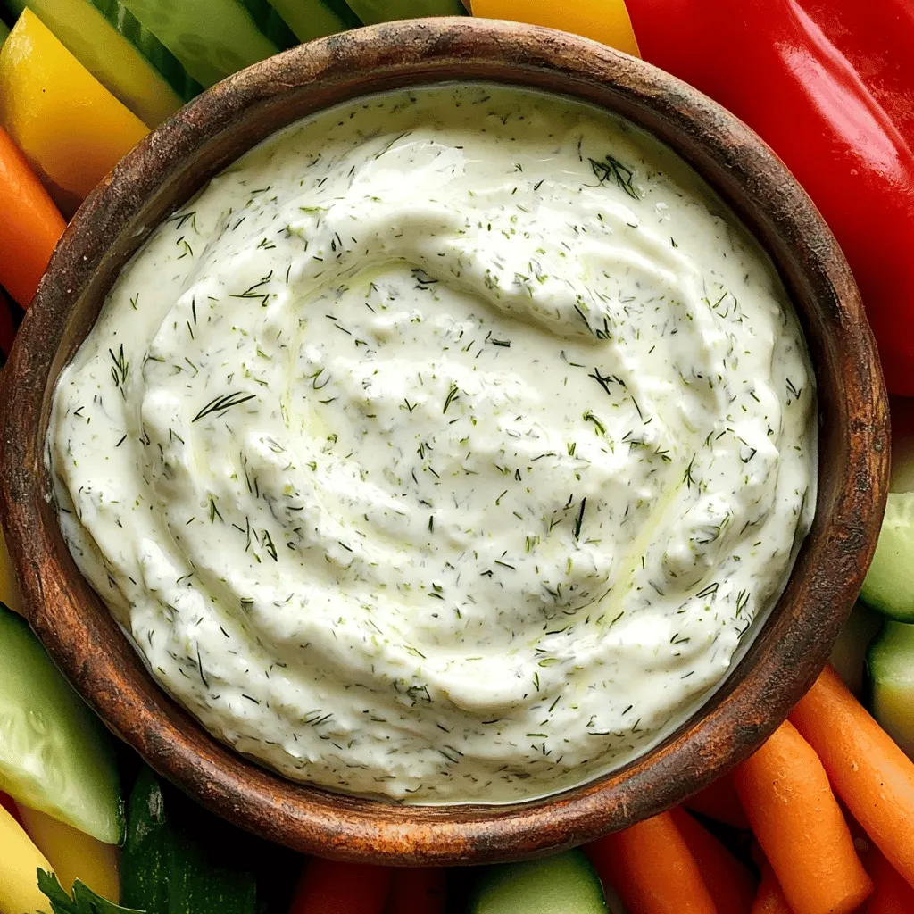 Creamy Greek Yogurt Ranch Dip for Perfect Snacks