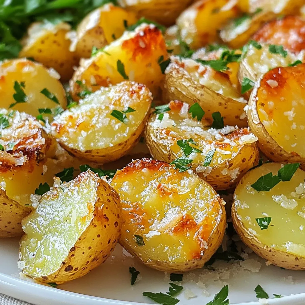 Garlic Parmesan Roasted Potatoes Simple and Tasty Dish