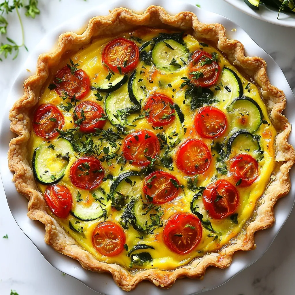 Veggie Loaded Quiche Hearty and Flavorful Dish