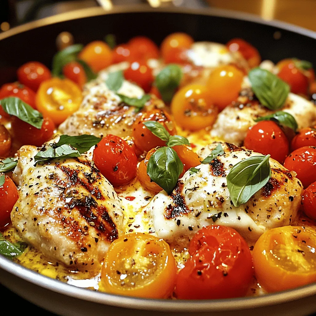Tomato Basil Chicken Skillet Quick and Easy Recipe