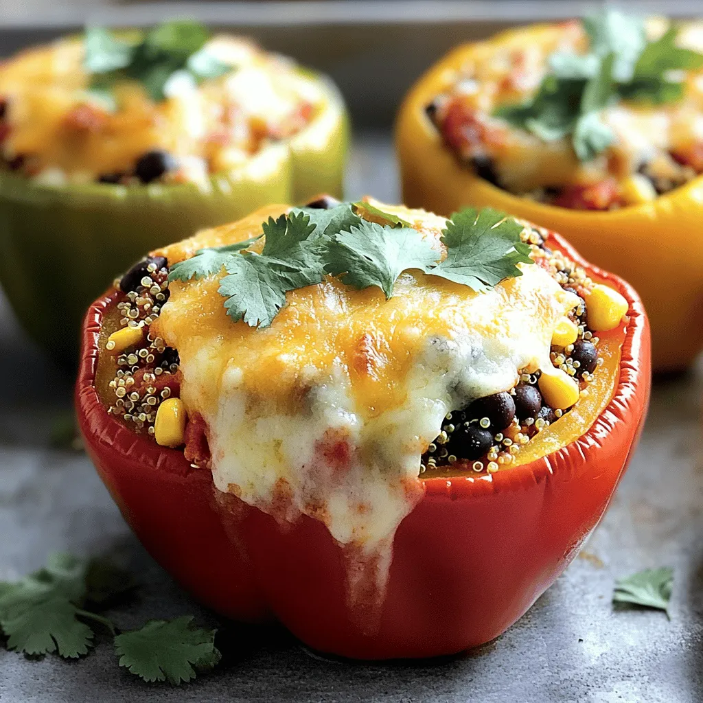 Savory Stuffed Bell Peppers with Quinoa Delight