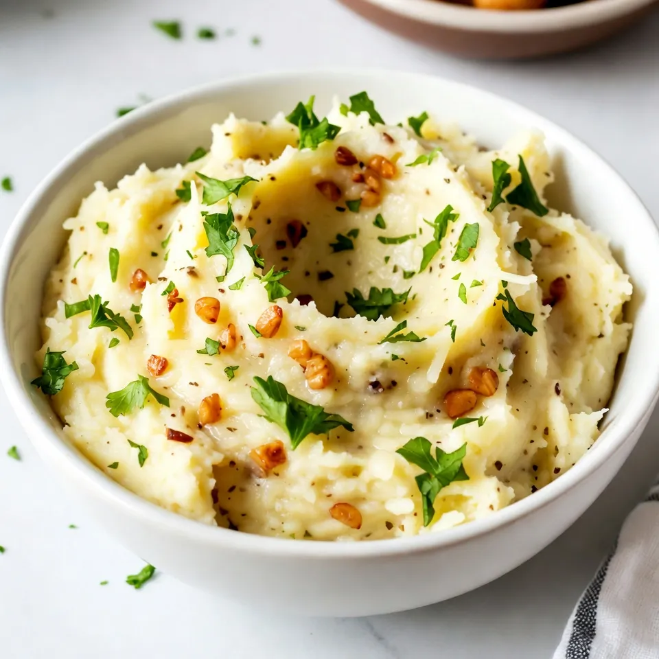 Garlic Parmesan Mashed Potatoes Creamy and Comforting