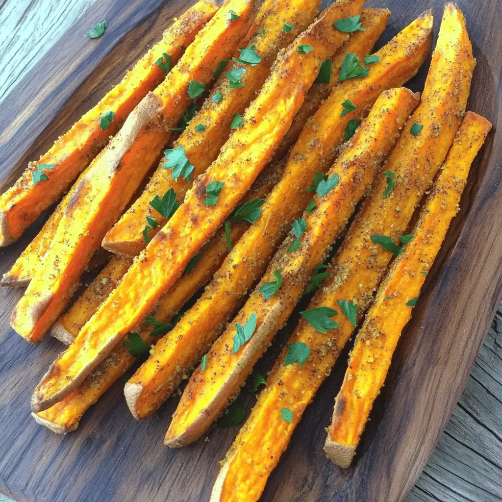 Baked Sweet Potato Fries Crispy and Flavorful Snack