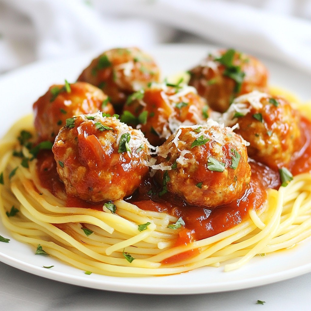 Make-Ahead Dinner Italian Turkey Meatballs Recipe