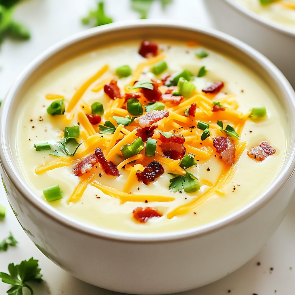 Creamy Loaded Potato Soup Cozy and Comforting Bowl