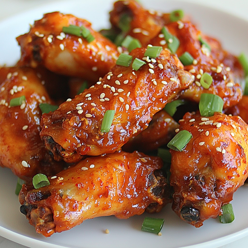 Spicy Korean Chicken Wings Flavorful and Easy Recipe