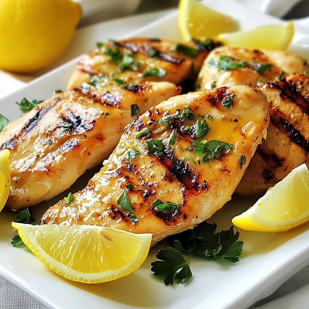 Tangy Dinner Lemon Pepper Grilled Chicken Delight