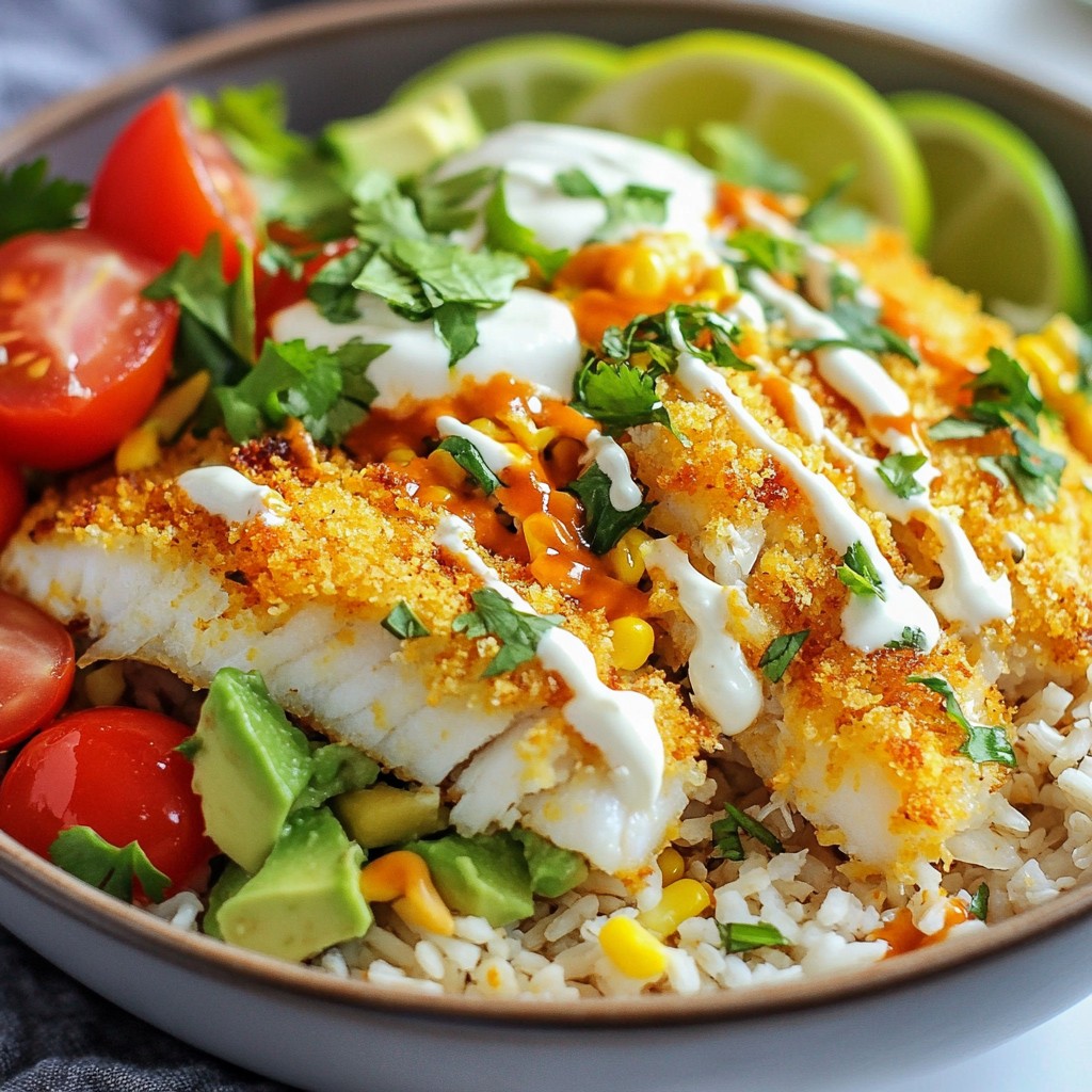 Baja Fish Taco Bowls Fresh and Flavorful Delight