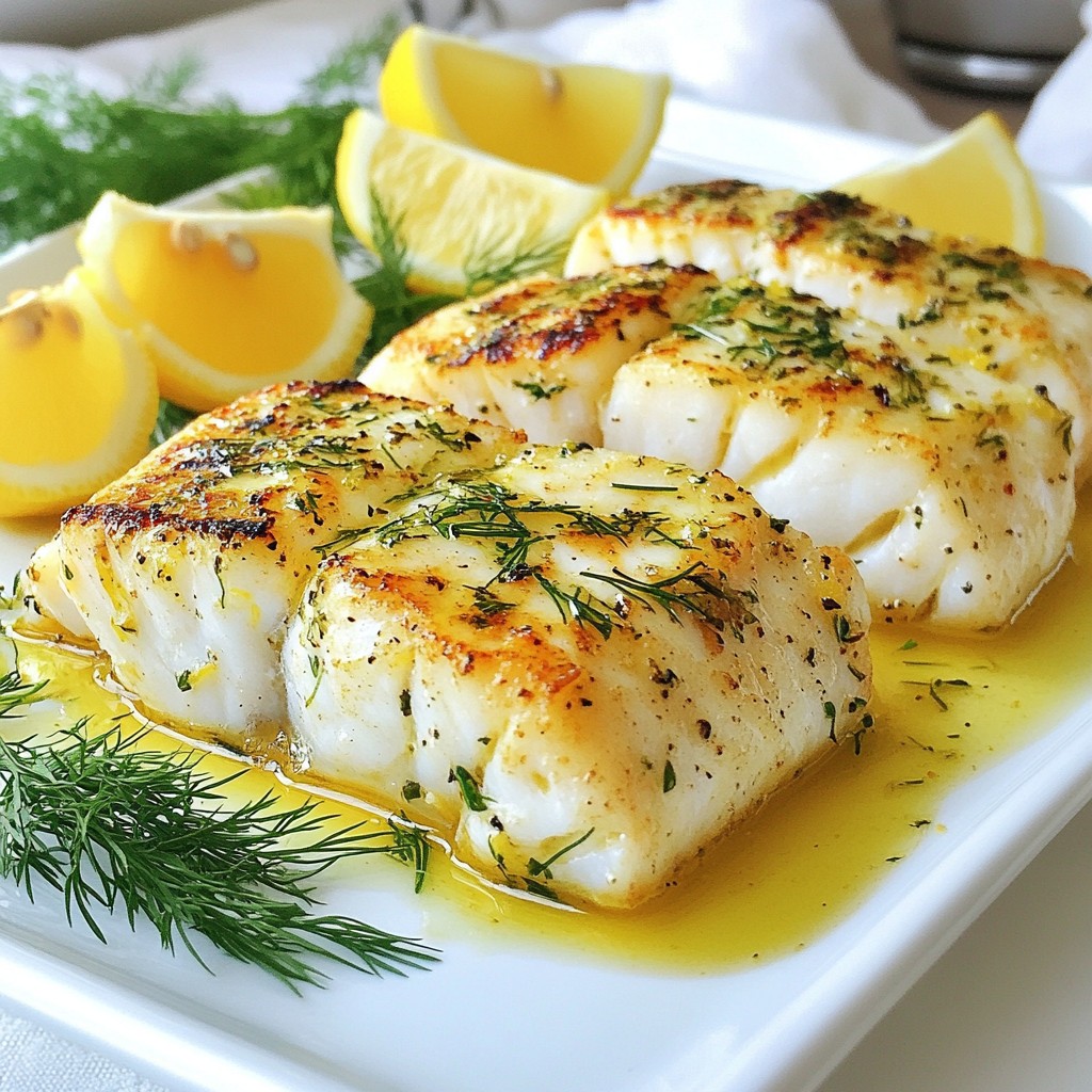 Wholesome Dinner Grilled Lemon Herb Cod Delight