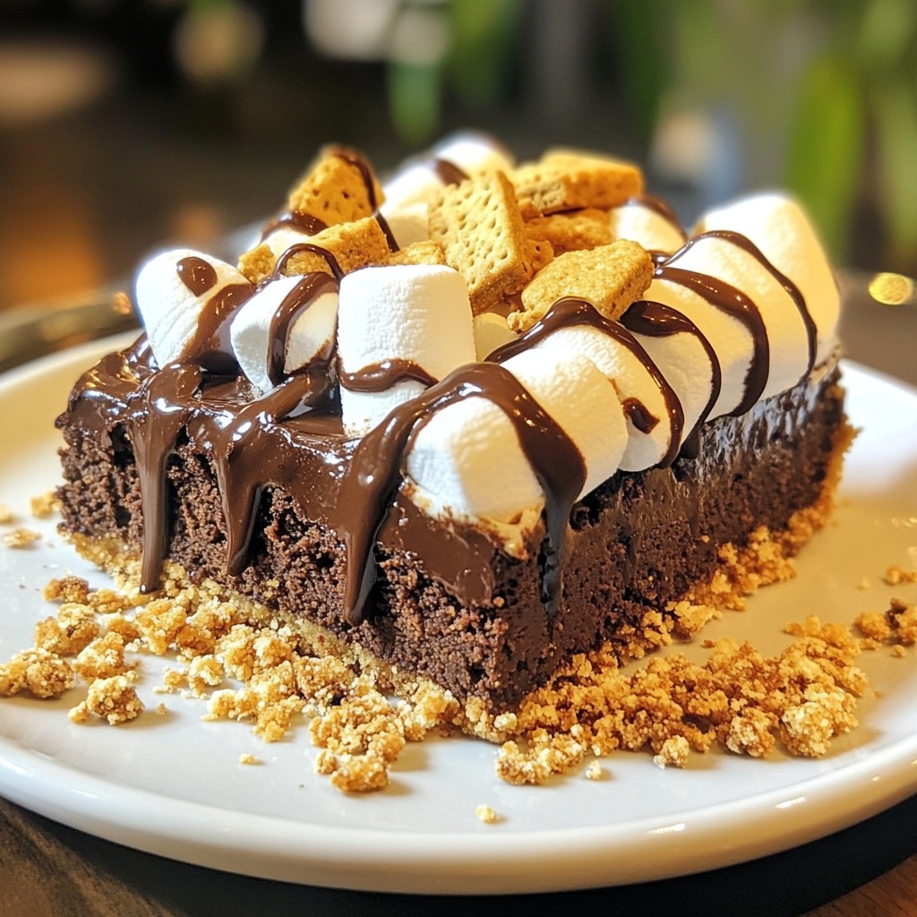 S’mores Brownie Pie Indulgent Dessert Recipe