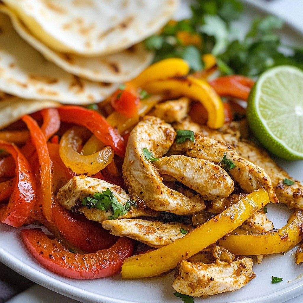 Savory Dinner Chicken Fajita Sheet Pan Delight